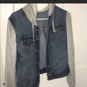 Hooded Denim Jacket